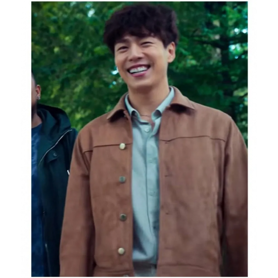 Money Heist Korea Lee Hyun Woo Brown Leather Jacket