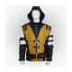 Mortal Kombat X Scorpion Leather Jacket with Hood