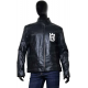 Motorcycle Husqvarna Black Leather Jacket