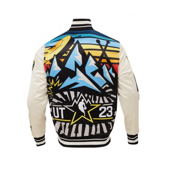 Nba X Hbcu All Star Rib Satin Jacket