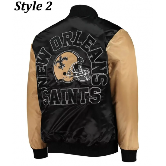 New Orleans Saints Full Snap Jacket