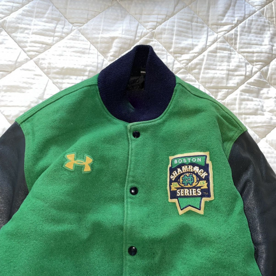 Notre Dame Limited Edition Green Varsity Jacket