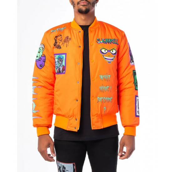 ORANGE MUTANT BOMBER JACKET