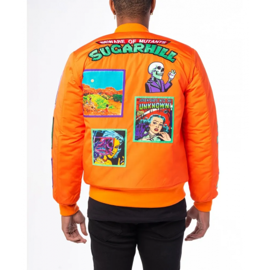 ORANGE MUTANT BOMBER JACKET