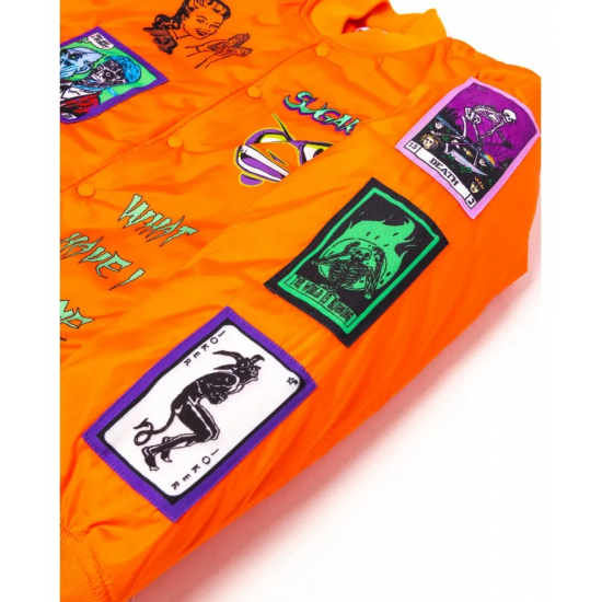 ORANGE MUTANT BOMBER JACKET