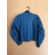 RARE VTG Japanese Blue Leather Racing Jacket