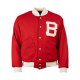 Red 1939 Boston Bees Varsity Wool Jacket