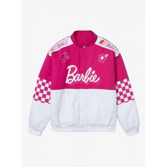 Rev Up Your Style with the Barbie Checkered Racing Jacket Limited-Edition at BoxLunch