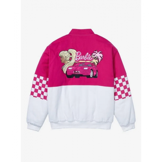 Rev Up Your Style with the Barbie Checkered Racing Jacket Limited-Edition at BoxLunch