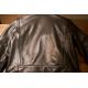 Schott Leather Jacket with Faux Fur Collar