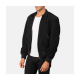 Shane Black Suede Bomber Jacket