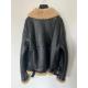 Shearling Aviator Timeless Black Leather Jacket