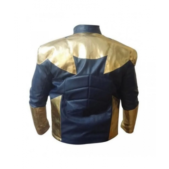 Smallville Booster Gold Leather Jacket