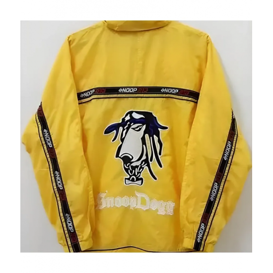 Snoop Dogg Vintage Yellow Parachute Jacket