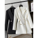 Step into Spring with Confidence Slim Fit White Blazer 2023s Hottest Pick