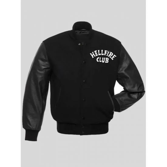 Stranger Things Hellfire Club Varsity Jacket