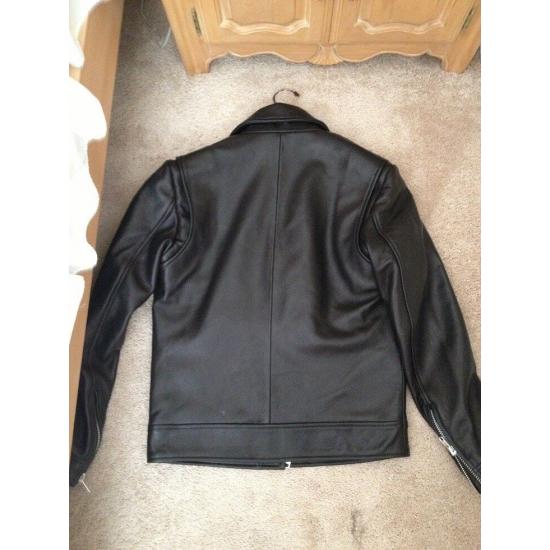 Temple Of Jawnz 4-Zip Black Lamb Minimalist Double Rider Jacket