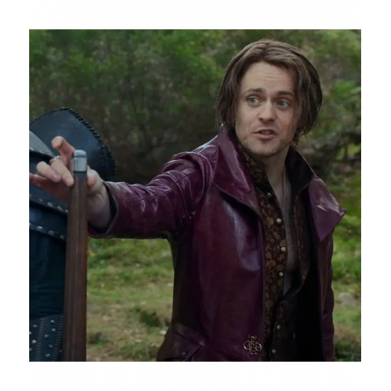 The Witcher Joey Batey Maroon Coat