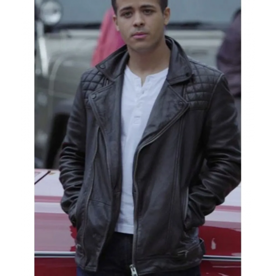 Tony Padilla 13 Reasons Why Black Biker Leather Jacket