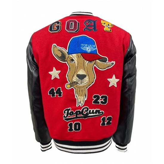 Top Gun Goat Varsity Jacket