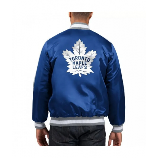 Toronto Maple Leafs blue Varsity Jacket