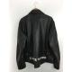 Undercover GU Black Faux Leather Biker Jacket