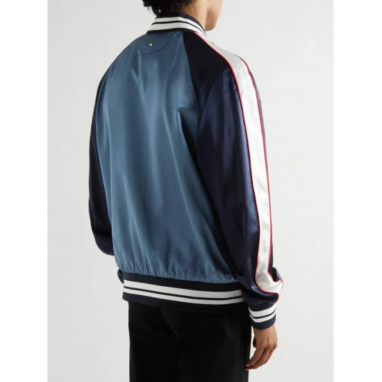 Valentino Satin Bomber Jacket