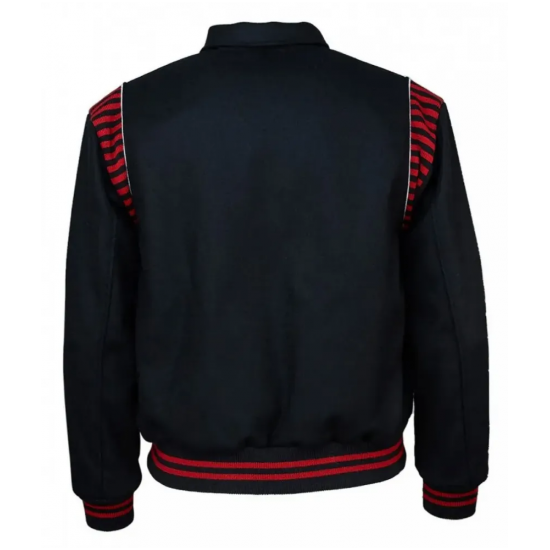 Varsity 1950 Detroit Stars Black Wool Jacket