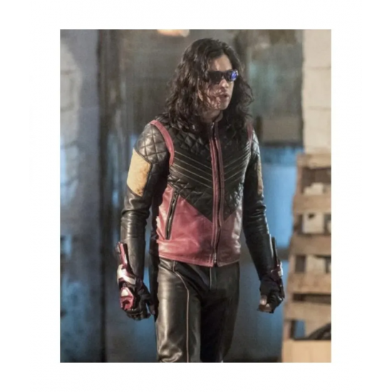 Vibe The Flash Cisco Ramon Leather Jacket Costume