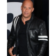 Vin Diesel Bloodshot Black Leather Jacket