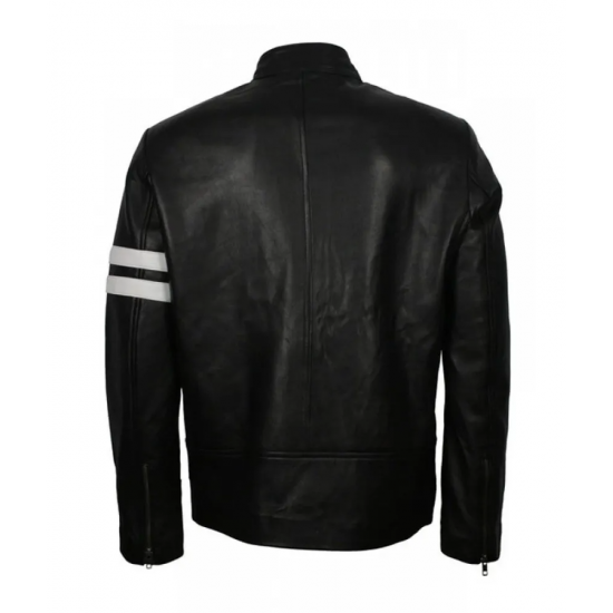 Vin Diesel Bloodshot Black Leather Jacket