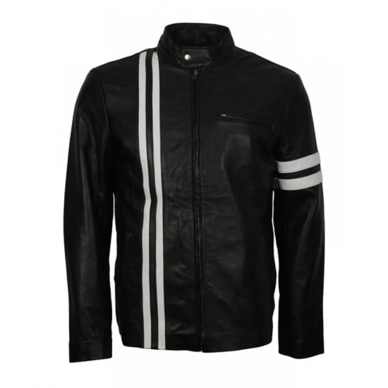 Vin Diesel Bloodshot Black Leather Jacket