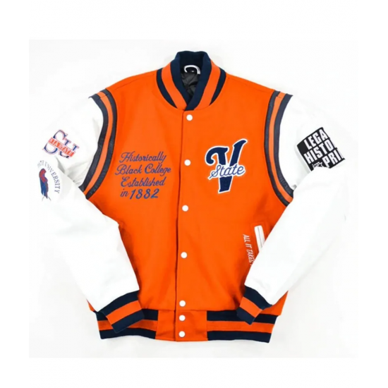 Virginia State University Motto 2.0 Varsity Jacket