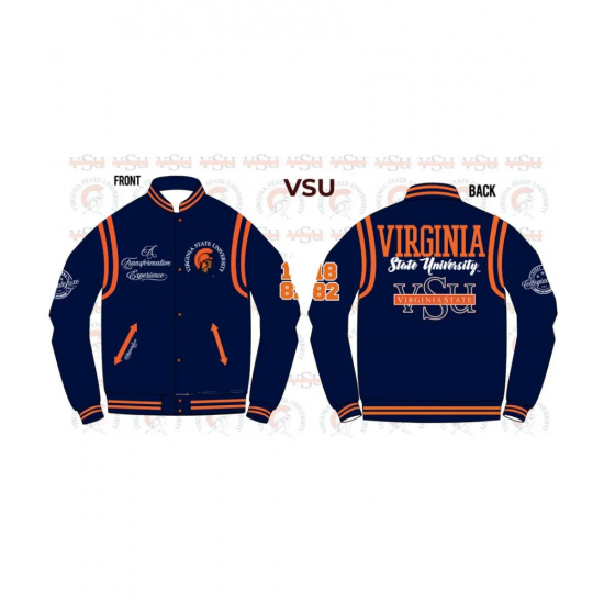 Virginia State University Unisex Varsity Jacket