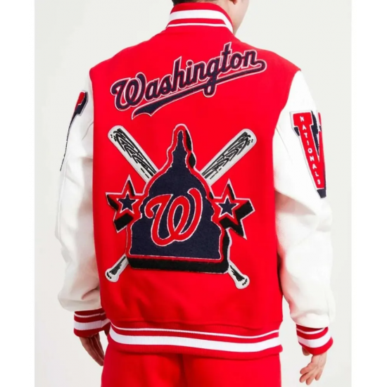 Washington Nationals Mash Up Varsity Jacket