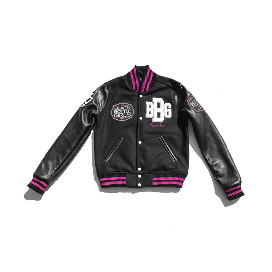 Women’s Black Bottle Girls Varsity Jacket