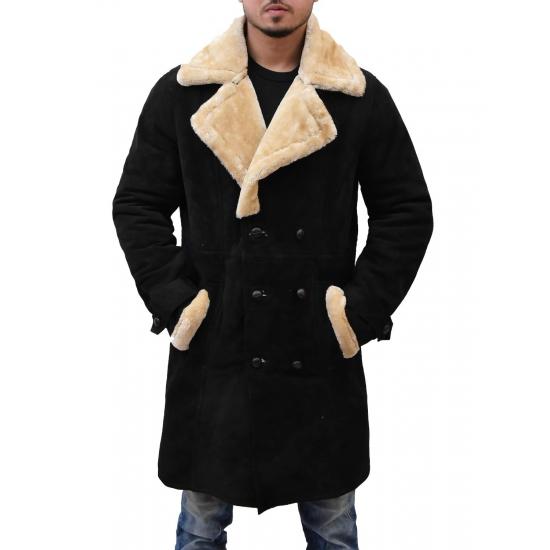 Youngblood Priest Shearling Leather Coat