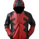 Deadpool Leather Hoodie