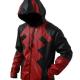 Deadpool Leather Hoodie