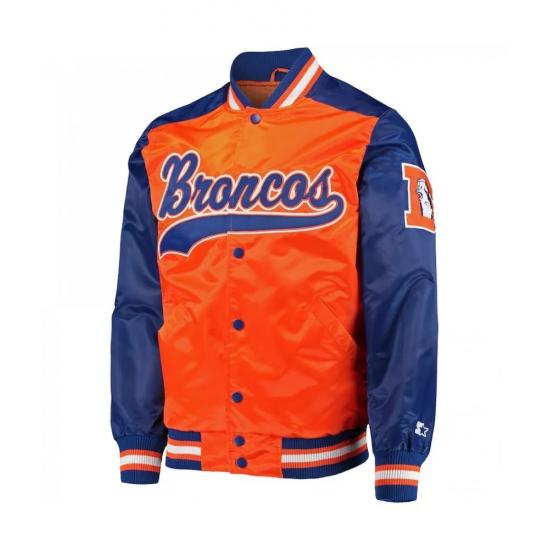 Denver Broncos Starter The Tradition II Full-Snap Team Jacket