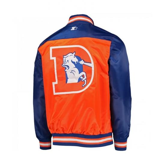 Denver Broncos Starter The Tradition II Full-Snap Team Jacket