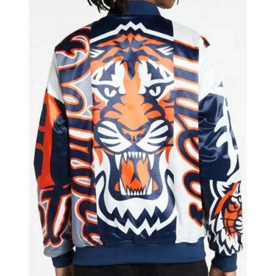 Detroit Tigers All Over Print Varsity Jacket