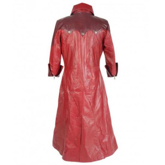 DMC 4 Dante Leather Coat