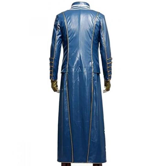 Devil May Cry 3 Vergil Trench Leather Coat