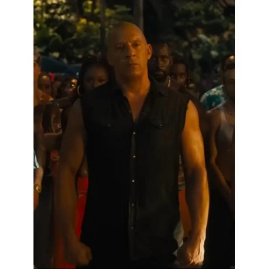 Dominic Toretto Fast X 2023 Vin Diesel Black Vest