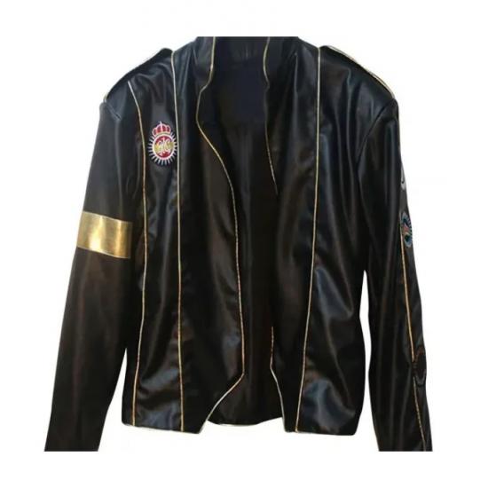 Elizabeth Taylor Michael Jackson Tribute Leather Jacket