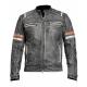 Eurovision Song Contest Will Ferrell Cafe Racer Leather Jacket