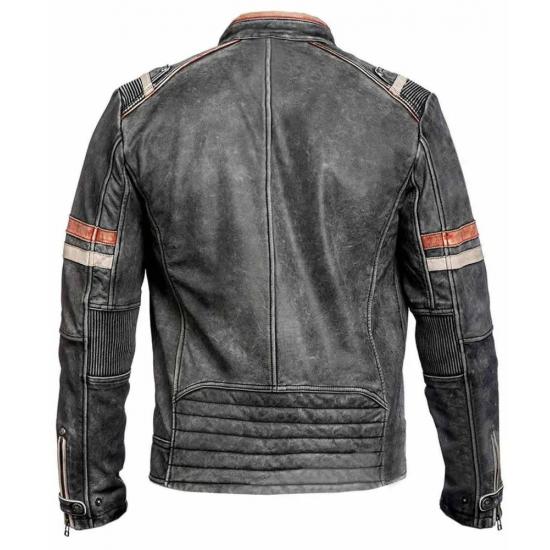 Eurovision Song Contest Will Ferrell Cafe Racer Leather Jacket