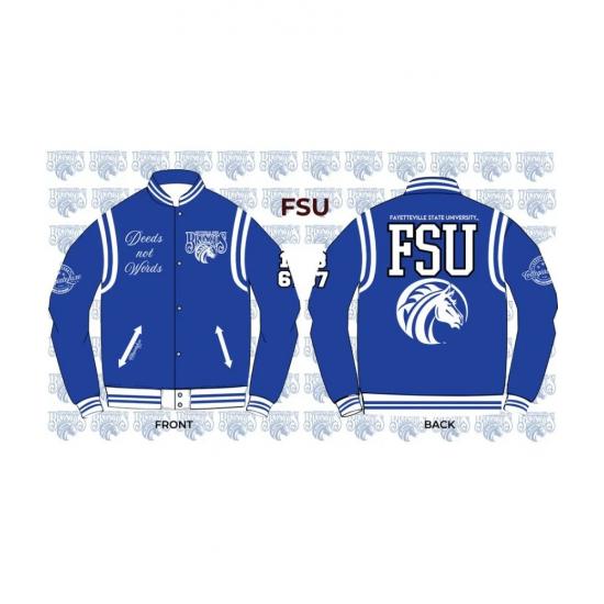 Fayetteville State University Unisex Varsity Jacket