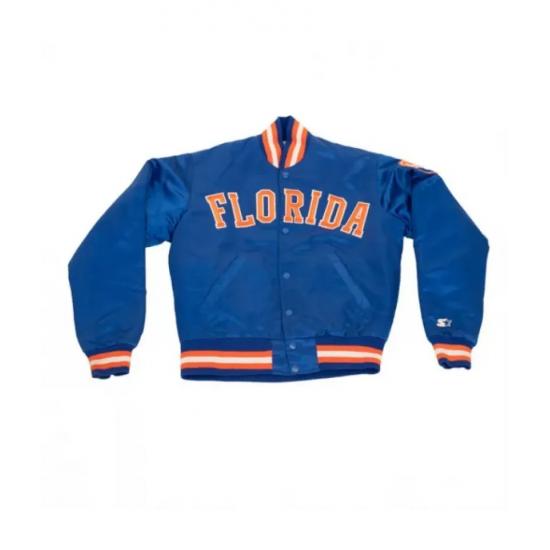 Florida Gators Blue Satin Jacket